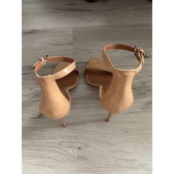 Rebecca Allen Patent Leather Sandal Heels Size 8 - Picture 3 of 5